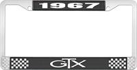 nummerplåtshållare 1967 gtx - svart